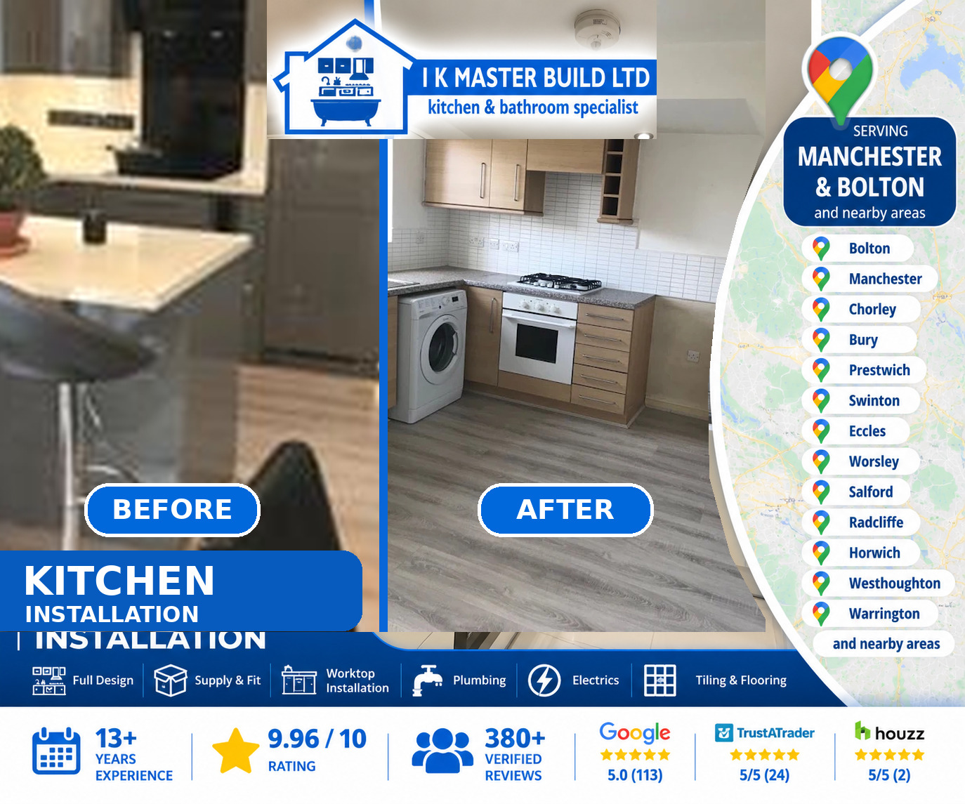 Kitchen Before & After | IK Master Build Ltd | 005 Kitchen Before & After | IK Master Build Ltd | 005