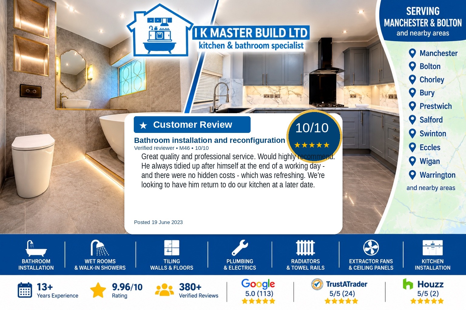 Customer Review #020 — Kitchen Fitters Serving Rochdale Customer Review #020 — Kitchen Fitters Serving Rochdale